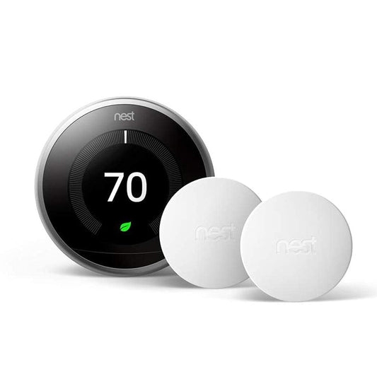 Google Nest Learning Thermostat + 2 Nest Temperature Sensors
